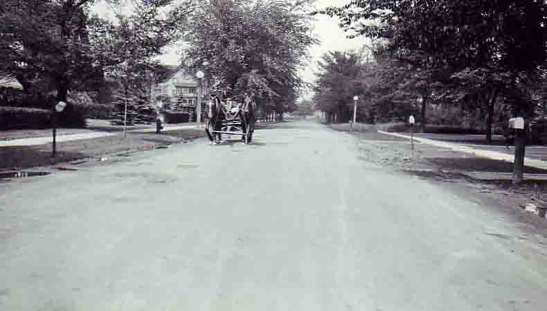1920s 2351 East Ave on left Council Rock at East A